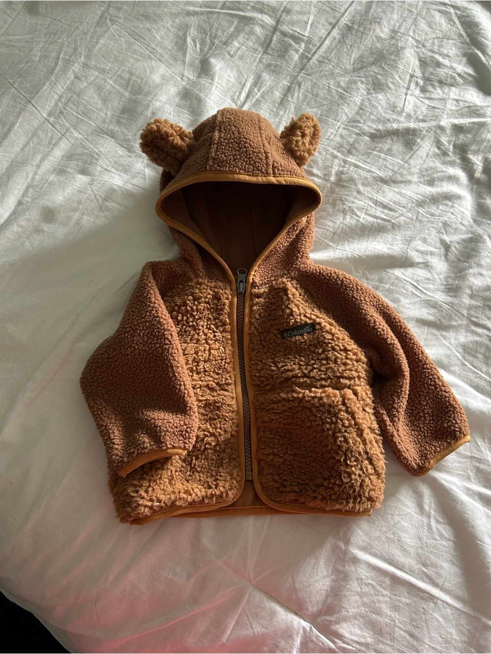 Columbia Kids Tan Sherpa Fleece Jacket